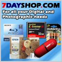 7dayshop.com For all your Digital and Photographic needs